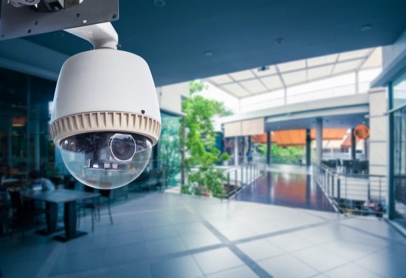 security camera in business